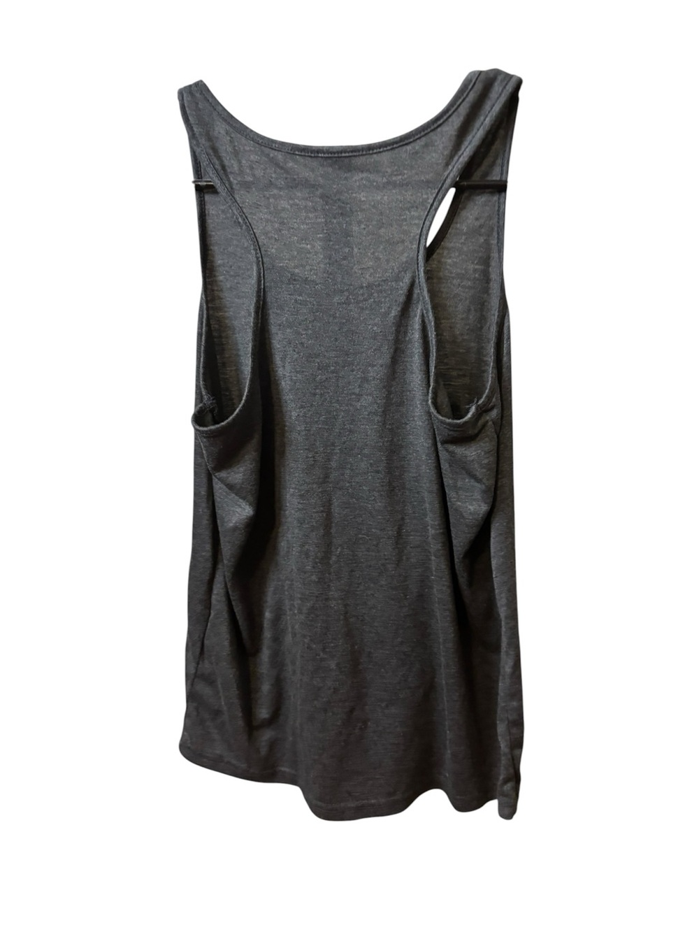 SHEIN Charcoal Tank Top with Peach Graphic - Picture 3 of 5